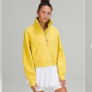 NWT lululemon Scuba Oversized Funnel Neck soleil M